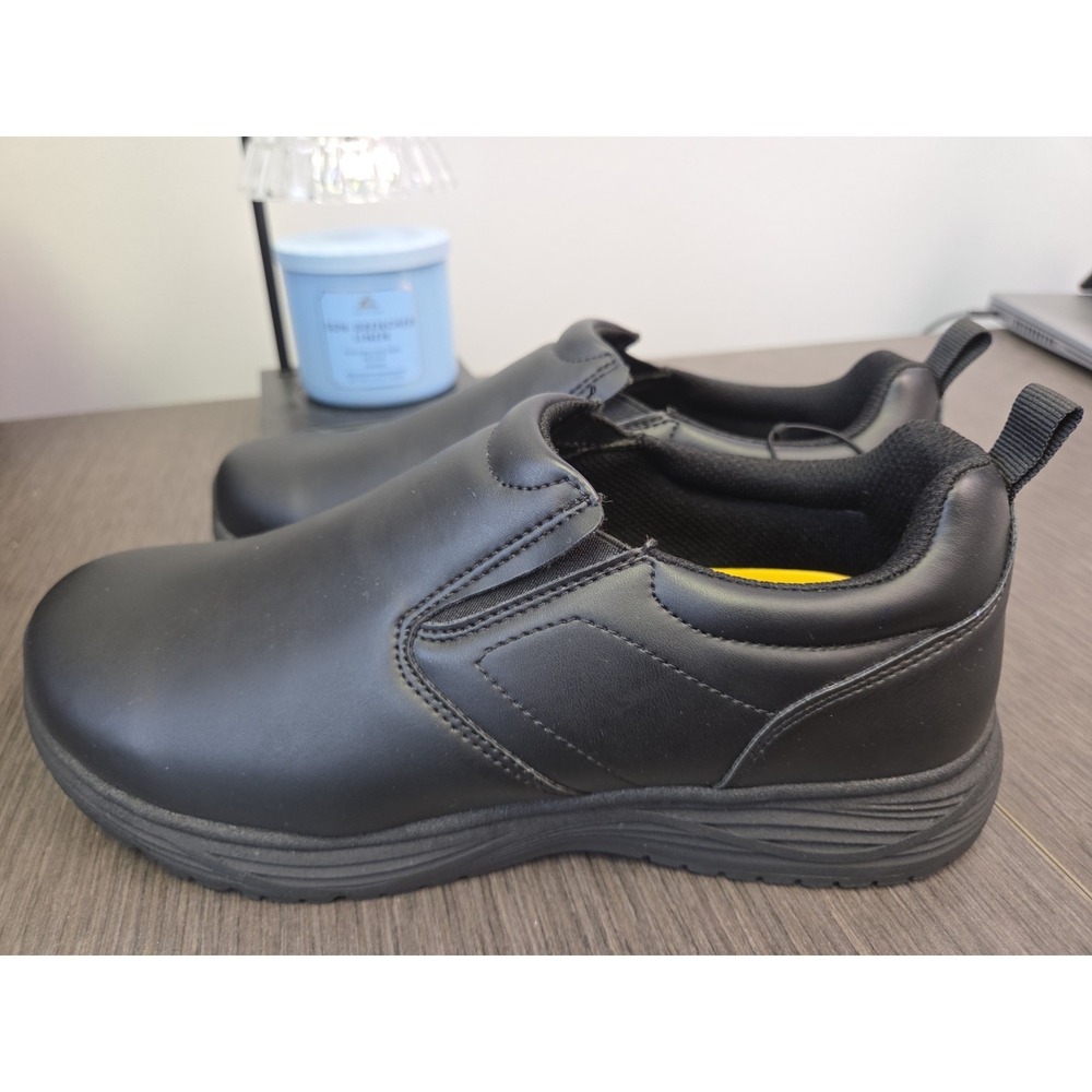 Perry Ellis Mens Portfolio Slip Guard Ultra Foam 8 1/2 W black men's Shoe NEW